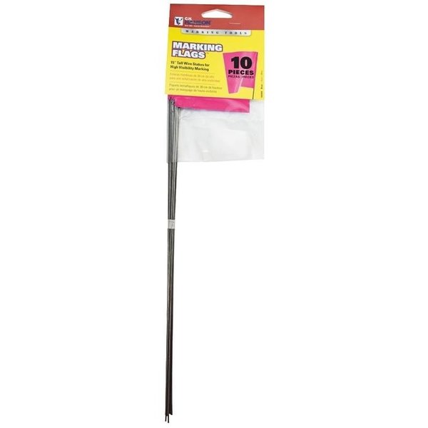 C.H. Hanson Stake Flag, 15 in L, Pink, PVC 15066